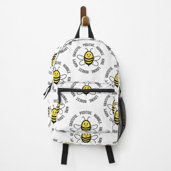 Item preview, Bee Positive. Bee Happy. | Bees puns designed and sold by Petra Becker.