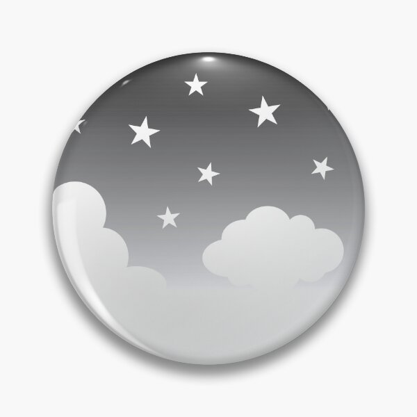 Item preview, Clouds | Stars | Gradient | White Black designed and sold by Wintre2.