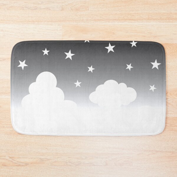 Item preview, Clouds | Stars | Gradient | White Black designed and sold by Wintre2.
