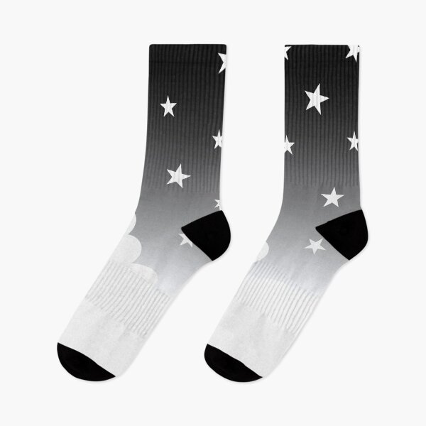 Item preview, Clouds | Stars | Gradient | White Black designed and sold by Wintre2.
