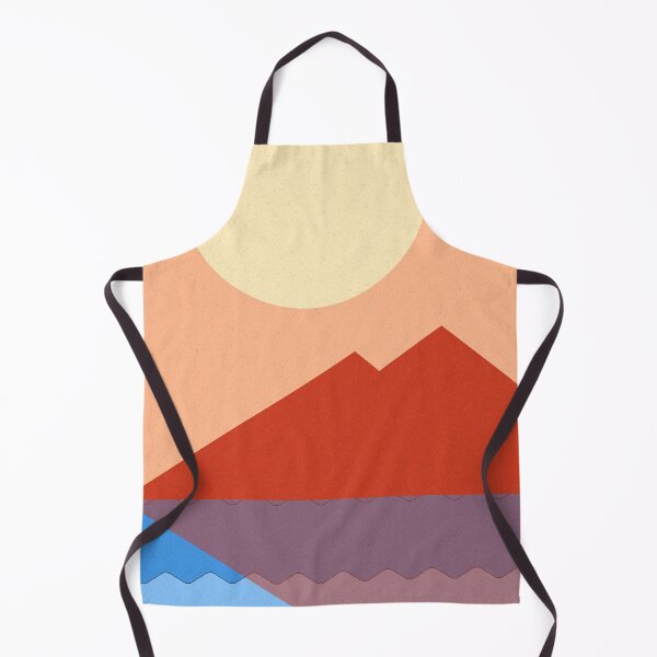 Item preview, Geometric landscape generative art poster illustration designed and sold by IuriiVlasenko.