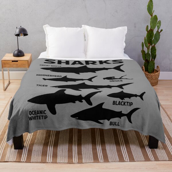 Item preview, Shark Lengths Sizes Types Species Ocean Fish Lover Gift designed and sold by TheAplus.