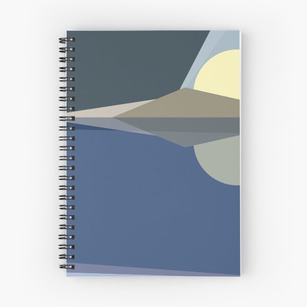 Item preview, Geometric landscape generative art poster illustration designed and sold by IuriiVlasenko.