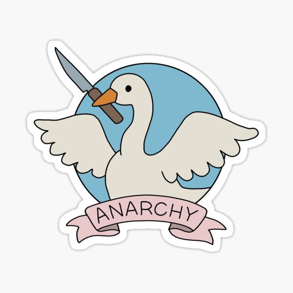 Artikel-Vorschau von Anarchie - Gans, designt und verkauft von ValentinaHramov.