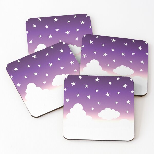 Item preview, Clouds | Stars | Gradient | White Purple Yellow designed and sold by Wintre2.