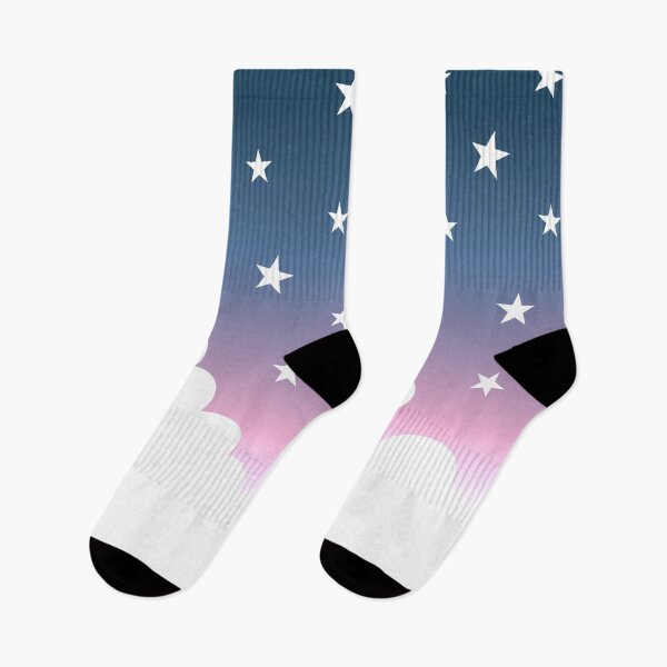 Item preview, Clouds | Stars | Gradient | White Blue Pink designed and sold by Wintre2.