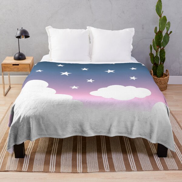 Item preview, Clouds | Stars | Gradient | White Blue Pink designed and sold by Wintre2.