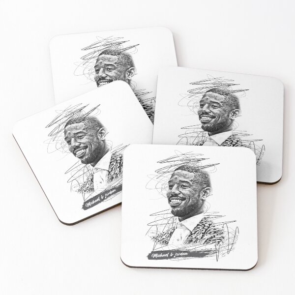 Item preview, Michael b Jordan Abstract Sketch Art, Michael b Jordan designed and sold by graphic-genie.
