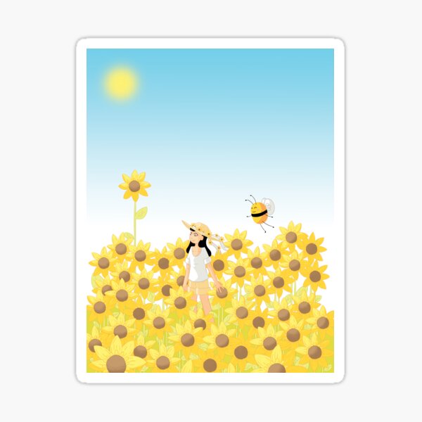 Companions - Sunflower Field Sticker