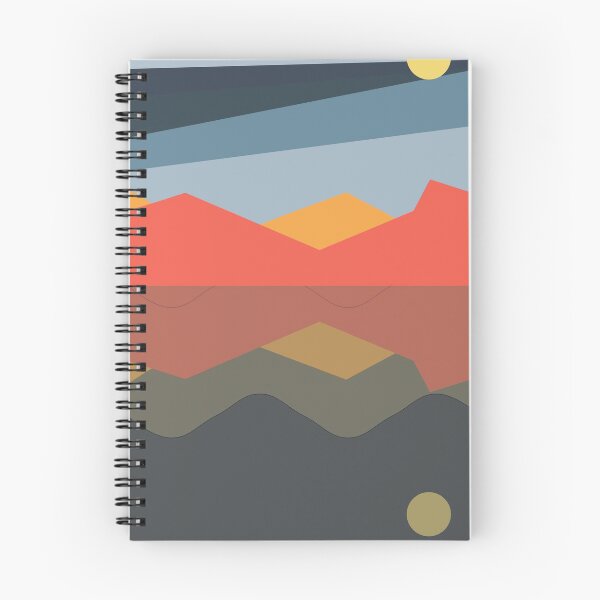 Item preview, Geometric landscape generative art poster illustration designed and sold by IuriiVlasenko.