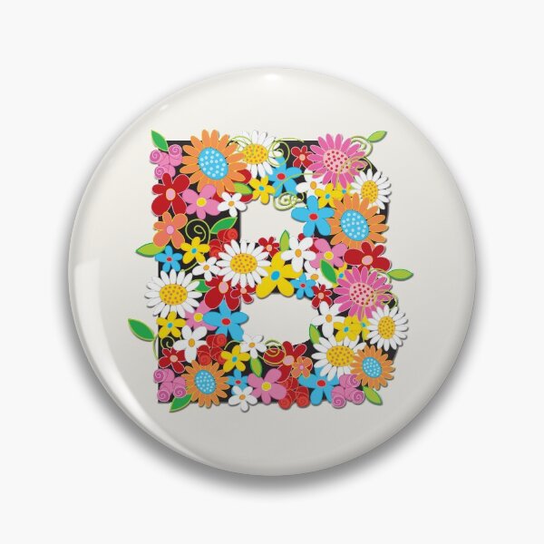 Item preview, Spring Flowers Alphabet B Monogram designed and sold by fatfatin.
