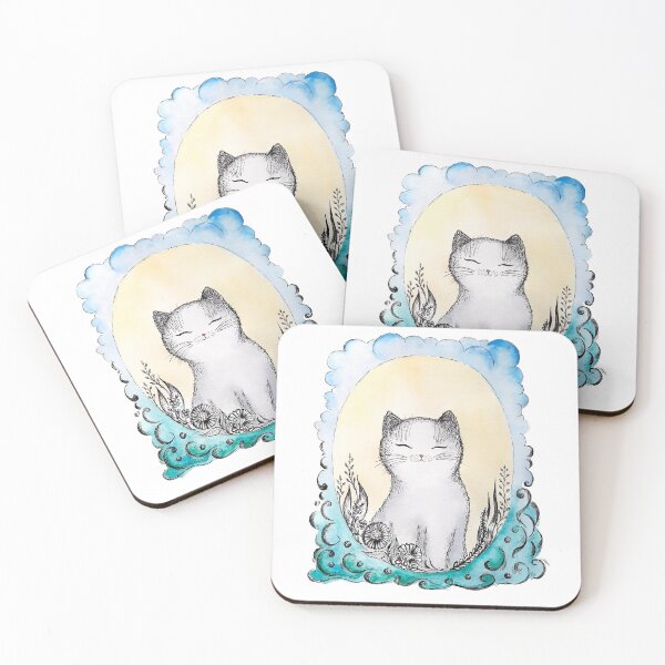 Item preview, The cat is basking in the sun. designed and sold by AnaGuziiArt.