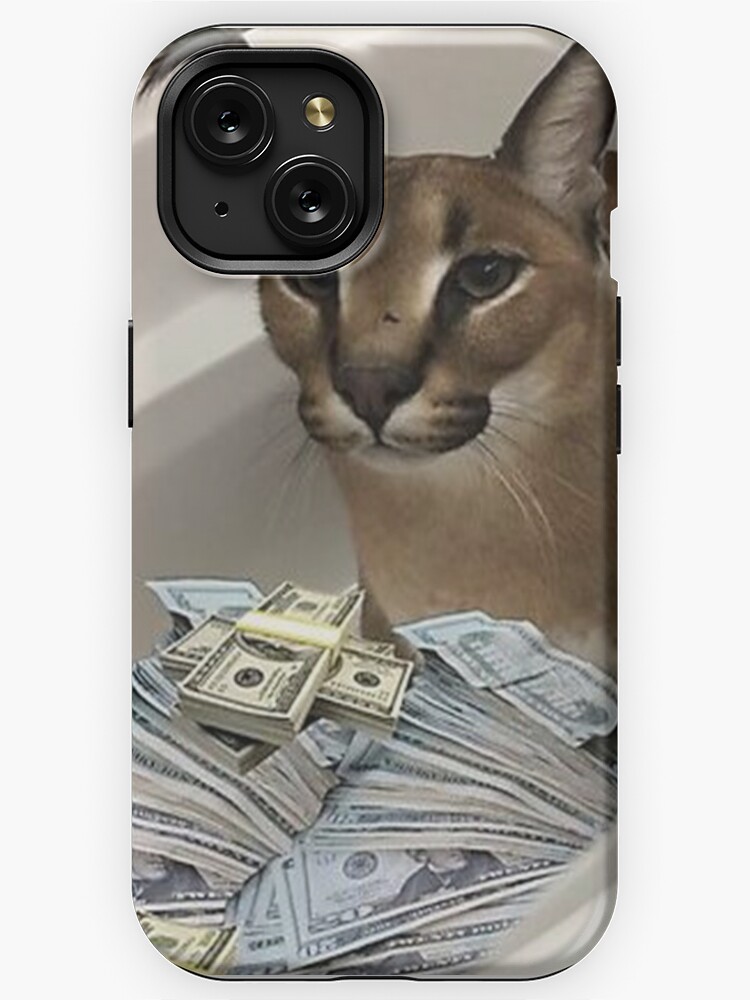  iPhone 14 Big Floppa Meme Cat Case : Cell Phones & Accessories