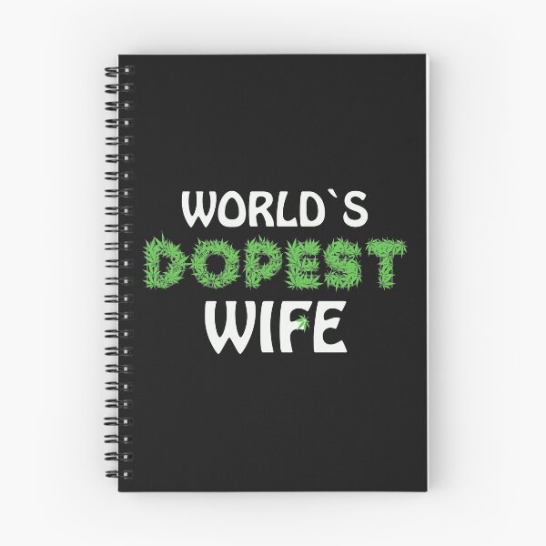 Item preview, Worlds Dopest Wife Cannabis Marihuana Ganja Pot Stoner Spouse Bride Gift designed and sold by TheAplus.