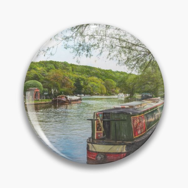 Item preview, A Narrowboat Moored At Henley designed and sold by IanWL.