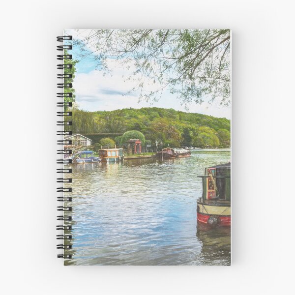 Item preview, A Narrowboat Moored At Henley designed and sold by IanWL.