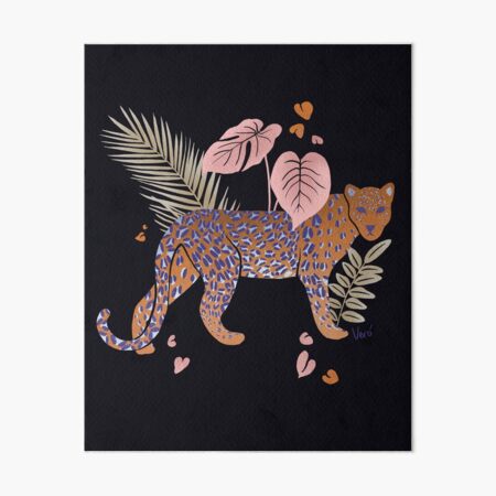 Night Jaguar Art Board Print