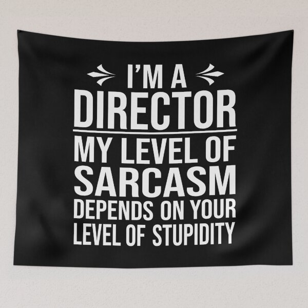 Item preview, director saying funny director gift designed and sold by alaechamlal.