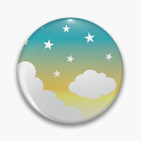 Item preview, Clouds | Stars | Gradient | White Blue Yellow designed and sold by Wintre2.