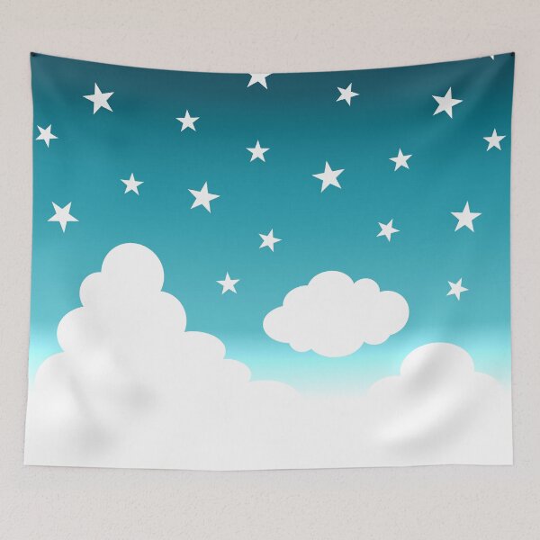 Item preview, Clouds | Stars | Gradient | White Blue designed and sold by Wintre2.