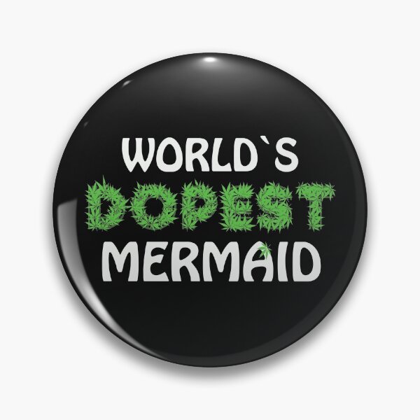 Item preview, Worlds Dopest Mermaid Cannabis Marihuana Ganja Pot Stoner Seamaid Siren Gift designed and sold by TheAplus.