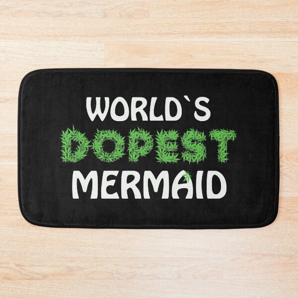 Item preview, Worlds Dopest Mermaid Cannabis Marihuana Ganja Pot Stoner Seamaid Siren Gift designed and sold by TheAplus.