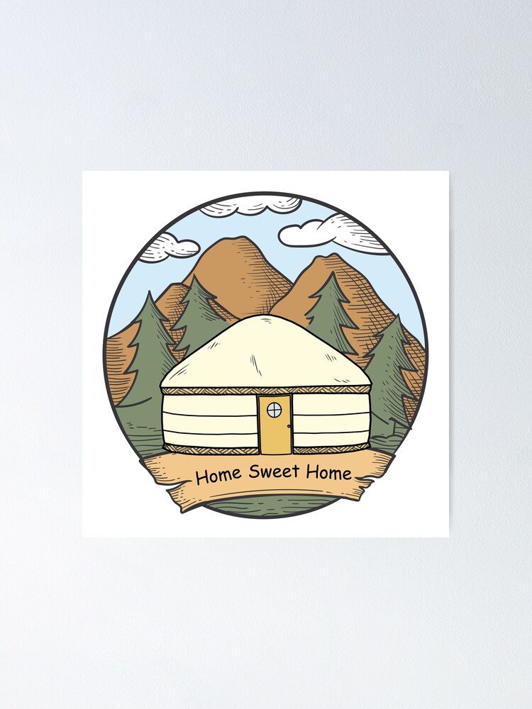 “Home Sweet Home” Poster by dfavrefelix | Redbubble