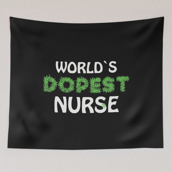 Item preview, Worlds Dopest Nurse Cannabis Marihuana Ganja Pot Stoner Caregiver Nursey Gift designed and sold by TheAplus.