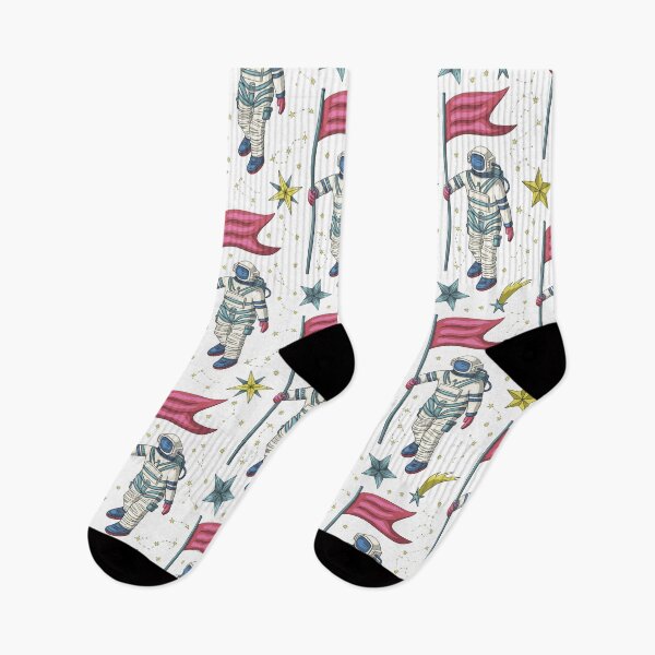 Item preview, Astronoaut with flag designed and sold by Patternsonly.