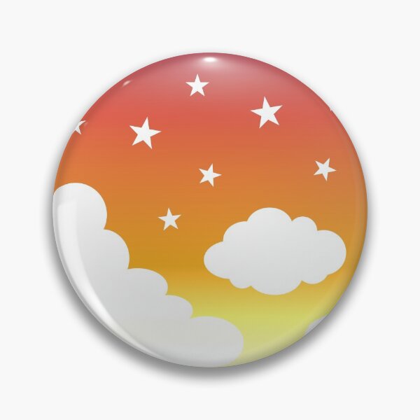 Item preview, Clouds | Stars | Gradient | White Purple Orange Yellow designed and sold by Wintre2.