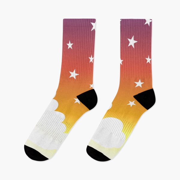 Item preview, Clouds | Stars | Gradient | White Purple Orange Yellow designed and sold by Wintre2.