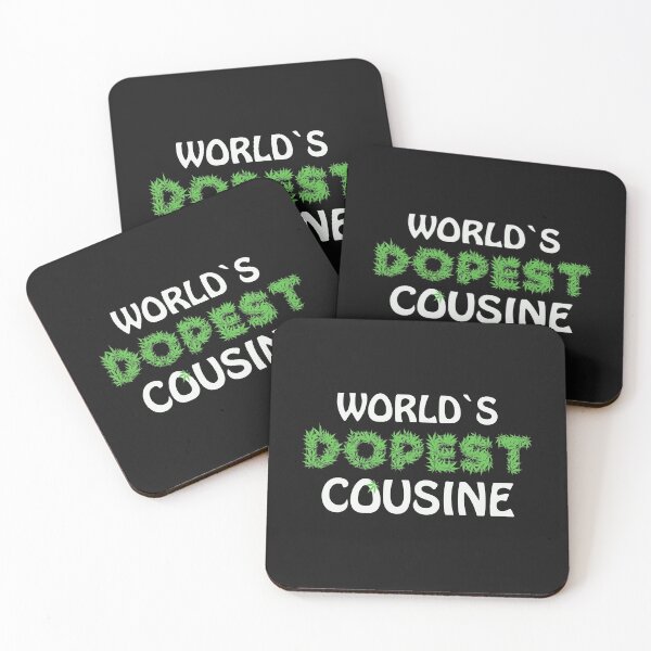 Item preview, Worlds Dopest Cousine Cannabis Marihuana Ganja Pot Stoner Coz Gift designed and sold by TheAplus.