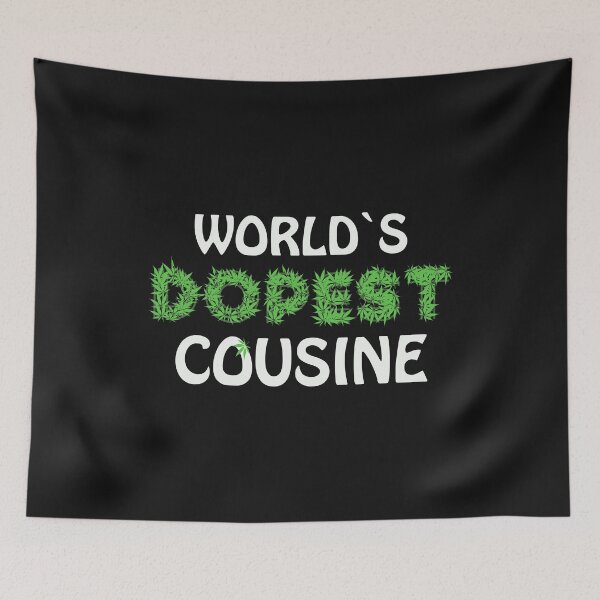 Item preview, Worlds Dopest Cousine Cannabis Marihuana Ganja Pot Stoner Coz Gift designed and sold by TheAplus.