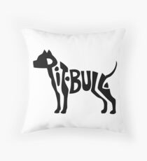 pitbull throw pillows