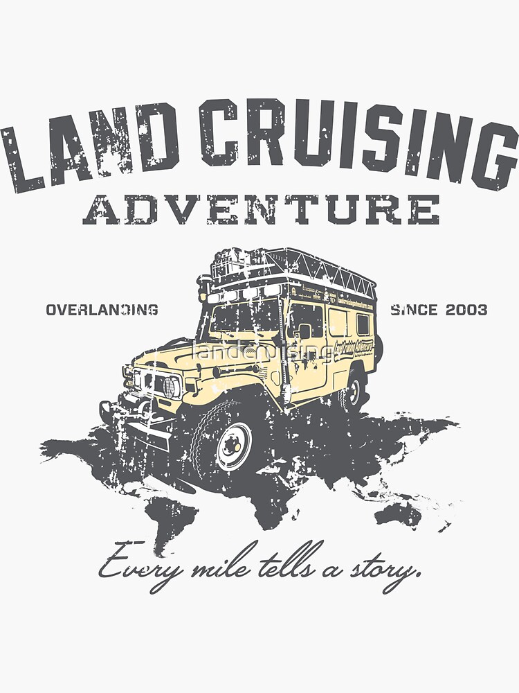 Every Mile Tells a Story - grey print by landcruising
