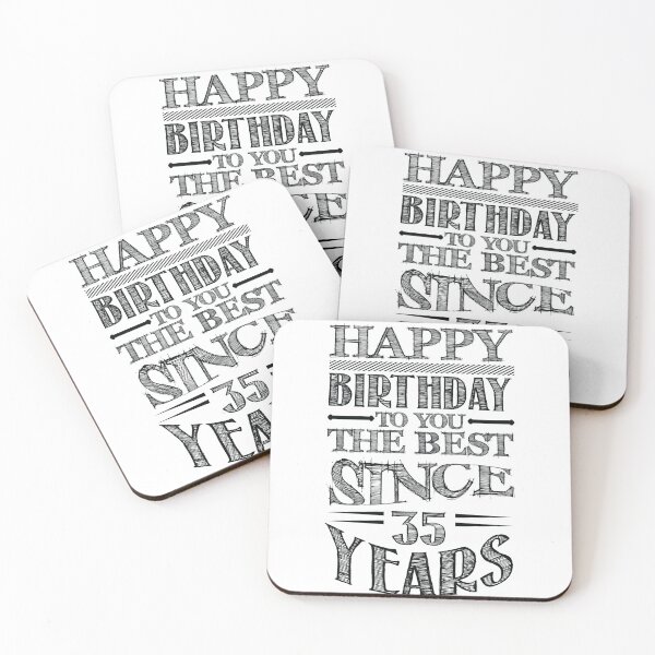 Item preview, Happy Birthday, the best since 35 years designed and sold by SasKloset.