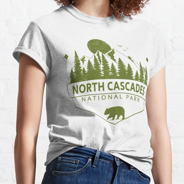 North Cascades National Park T shirt Washington Vintage Gift Premium T-Shirt