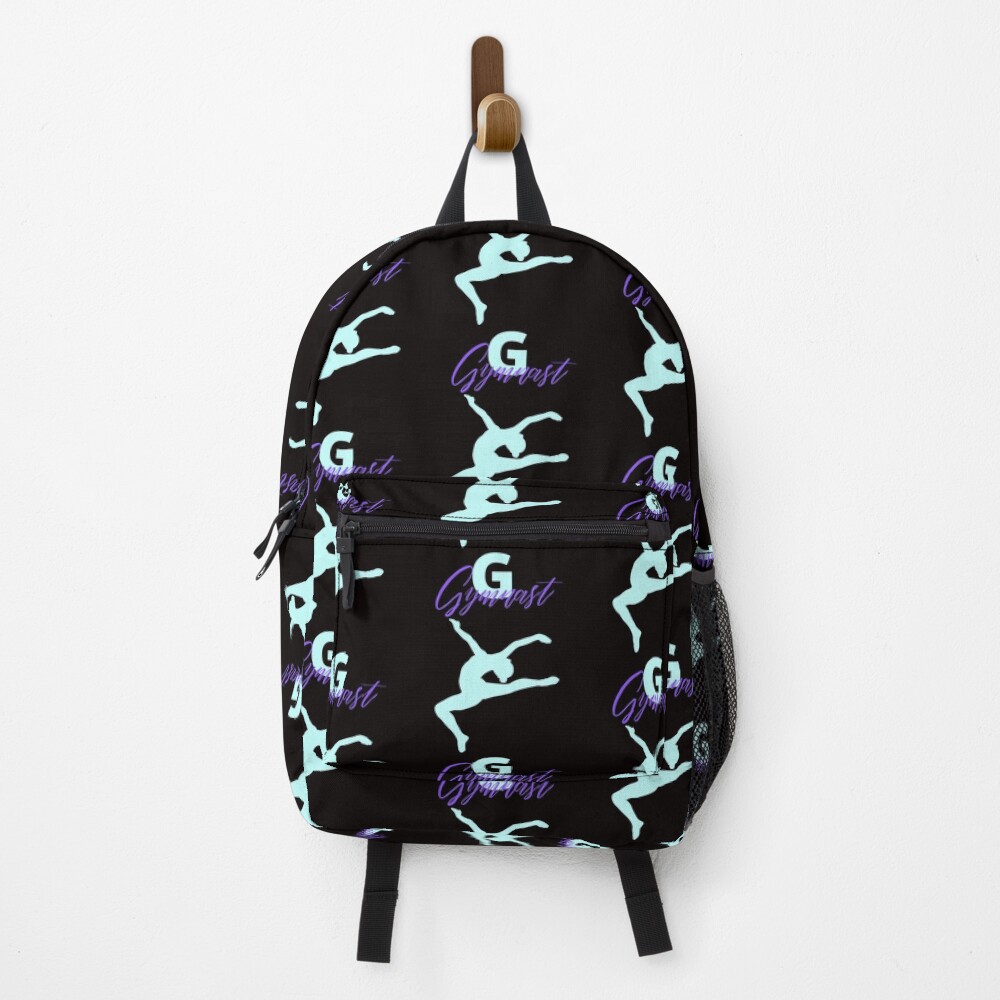 "G is for Gymnast Gymnastics Monogrammed " Backpack by starlit