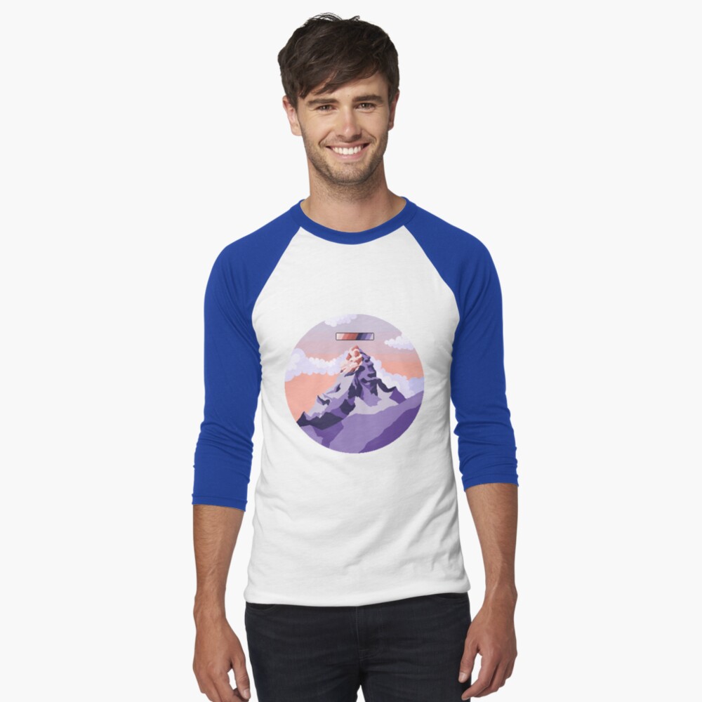 Item preview, Baseball ¾ Sleeve T-Shirt designed and sold by moobloom.