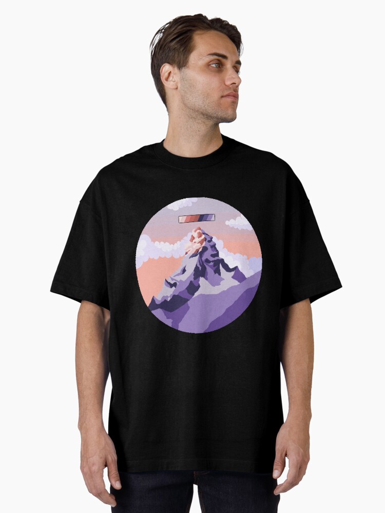 Thumbnail 1 of 7, Oversized T-Shirt, Rose Mountain designed and sold by moobloom.