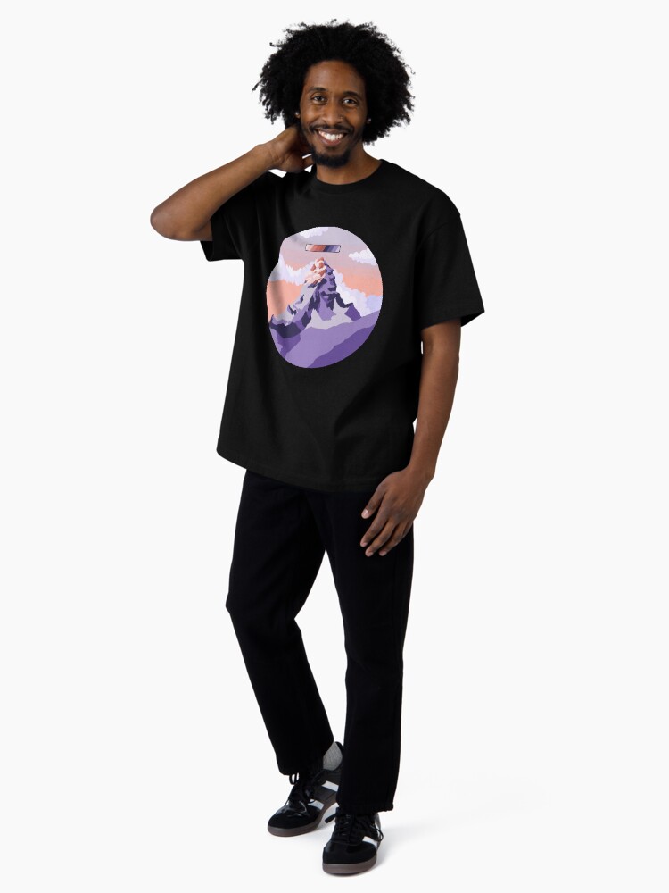 Thumbnail 4 of 7, Oversized T-Shirt, Rose Mountain designed and sold by moobloom.