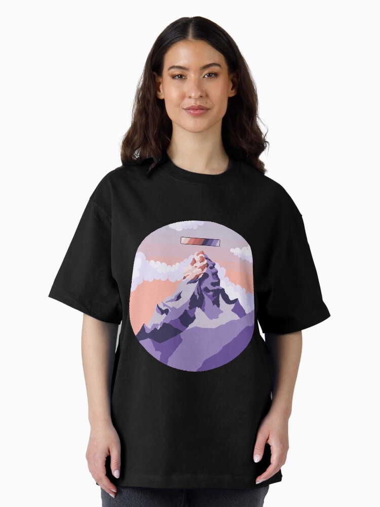 Thumbnail 2 of 7, Oversized T-Shirt, Rose Mountain designed and sold by moobloom.