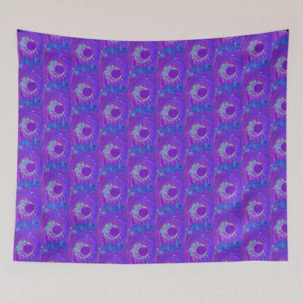 Item preview, Psychedelic dreams catcher designed and sold by BeccasCottage.
