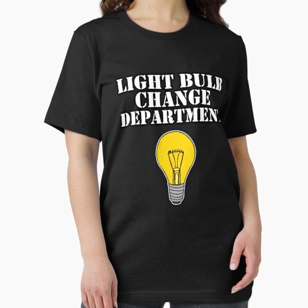 Item preview, Light Bulb Change Department Dad Joke Father's Day designed and sold by doodlerob.