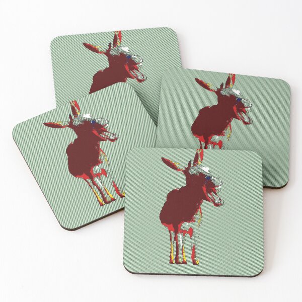 Item preview, Riendo burro pop art designed and sold by dELLaS-Ghoust.