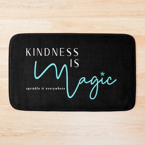 Item preview, Think happy thoughts - Positive and stylish Kindness is Magic.  Caroline Laursen original designed and sold by Caroline Laursen.