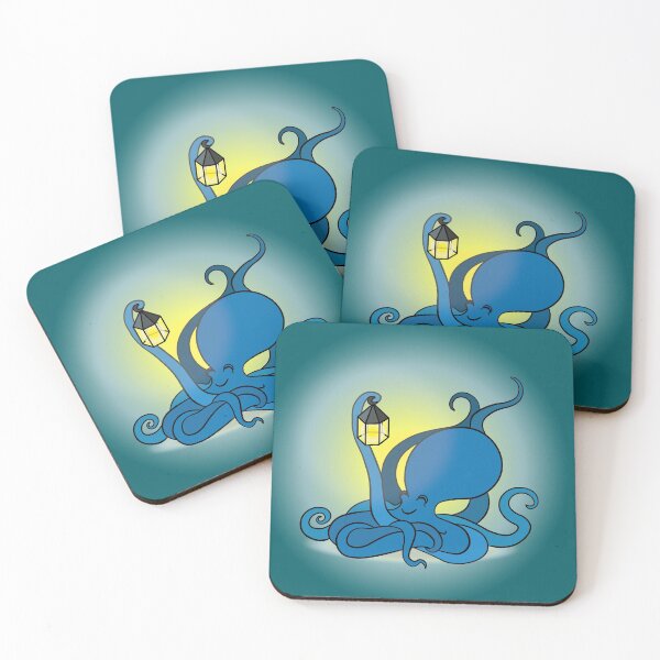 Item preview, Octopia - octopus' lantern lighting up his wonderous world designed and sold by Octopiadesign.