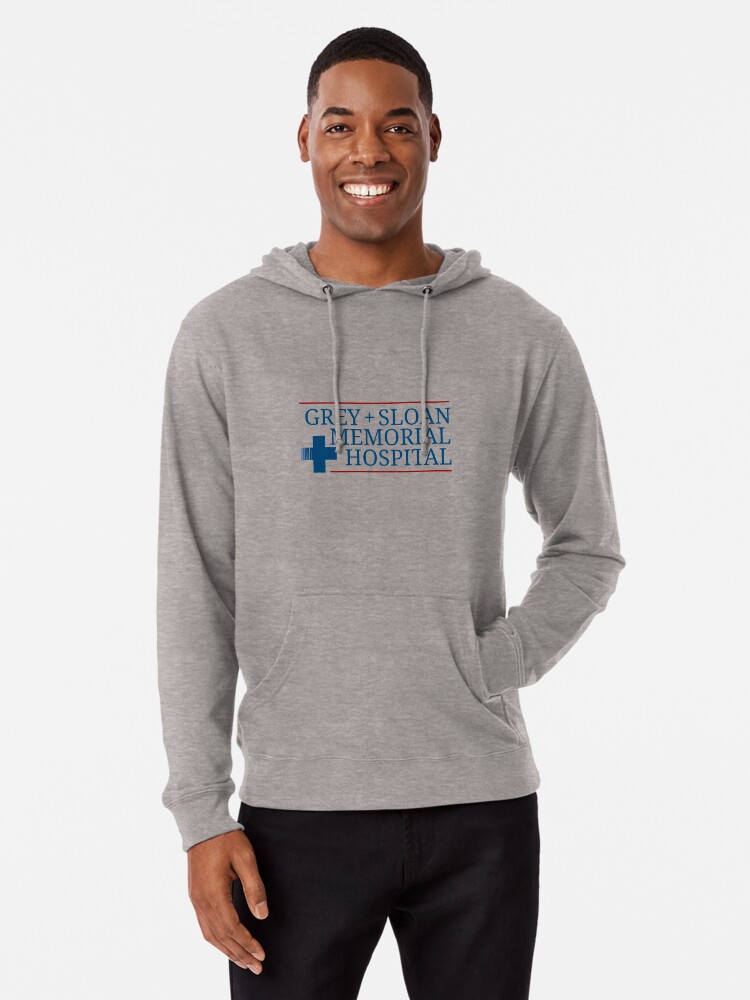 "Grey + Sloan Memorial Hospital" Lightweight Hoodie by amwats Redbubble