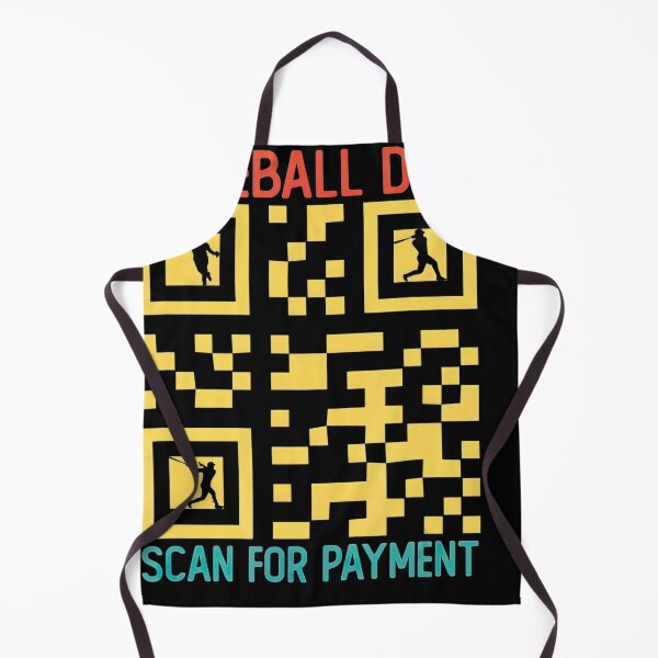 Item preview, Funny Qr code Baseball Dad Scan For Payment Fathers Day -art-width-4000px designed and sold by ahinnlaree.