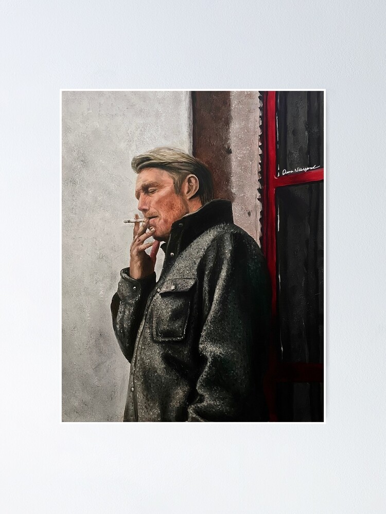 what cigarettes does mads mikkelsen smoke Mads Mikkelsen Smoking Painting